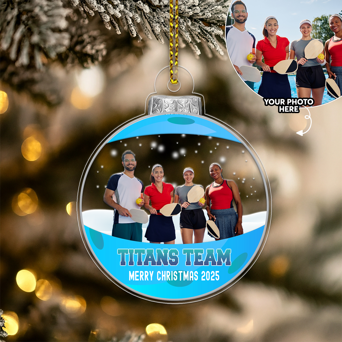 Custom Photo Pickleball Club