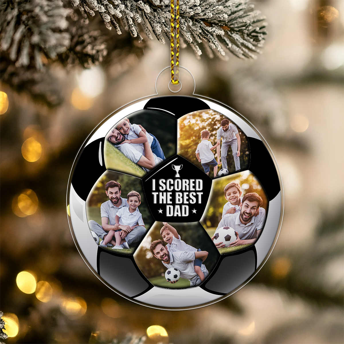 Custom Photo Soccer The Best Dad