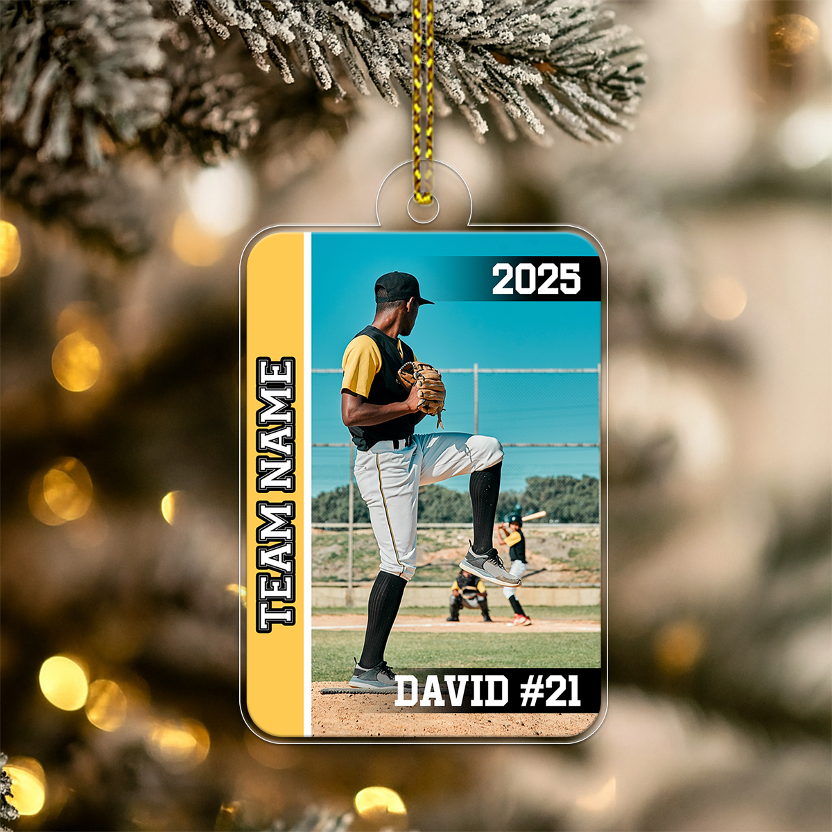 Custom Photo And Name Baseball 2025