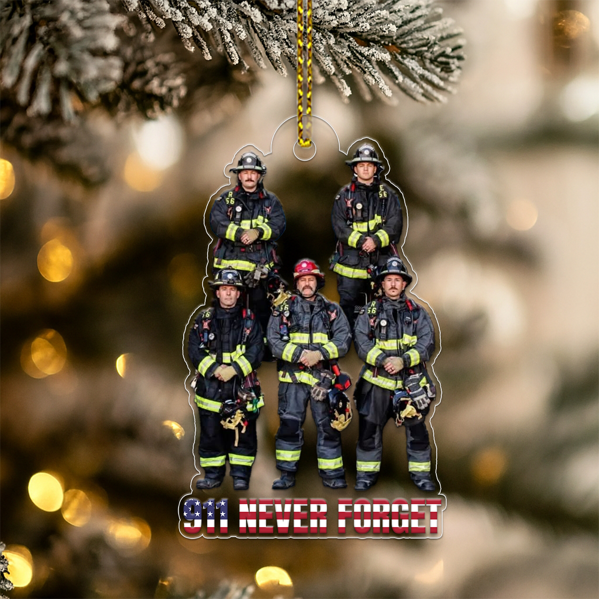 Custom Photo Firefighter 911