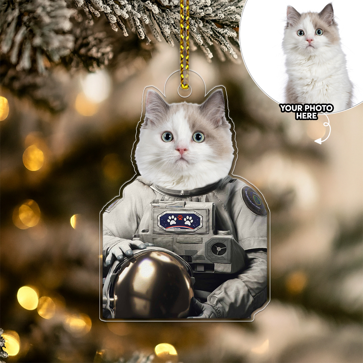Custom Photo Pet Astronaut