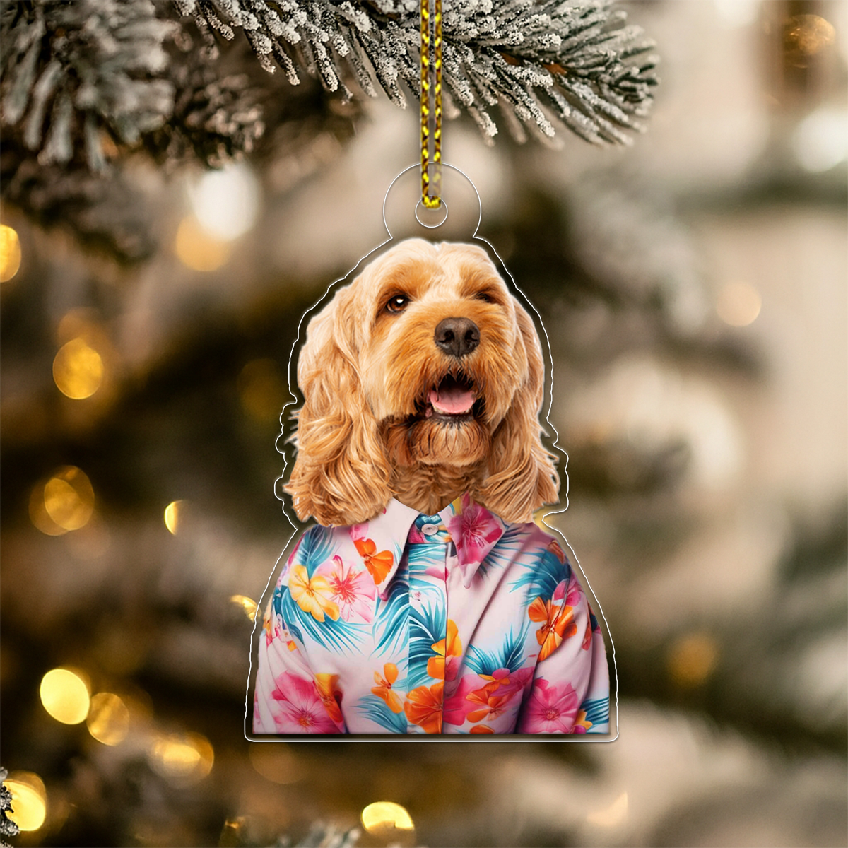 Custom Photo Pet Dog Portrait