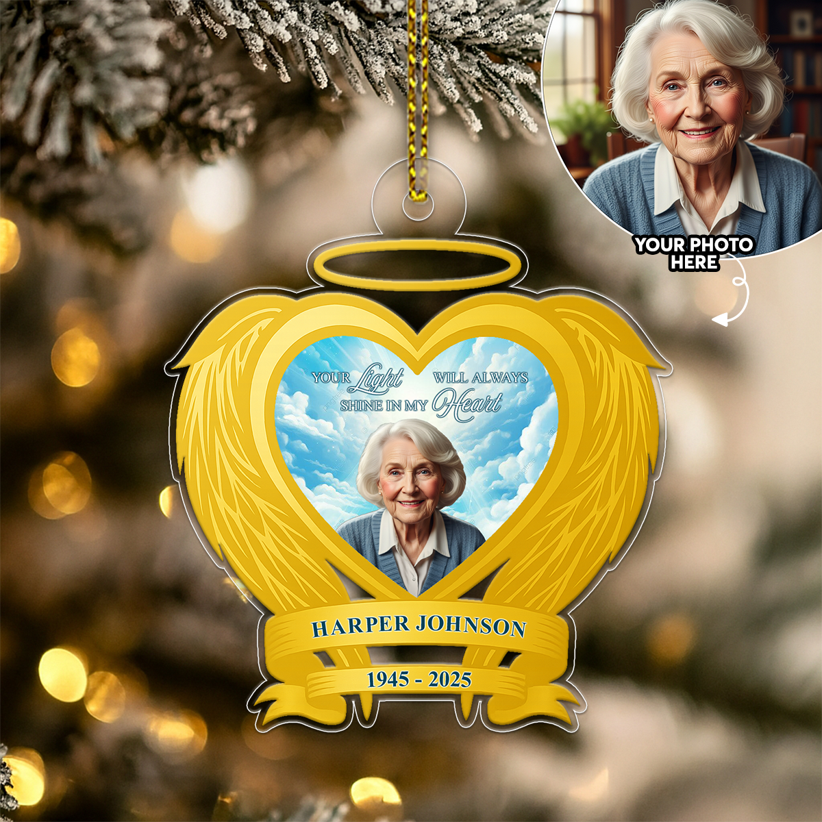 Custom Photo Mommy Memorial