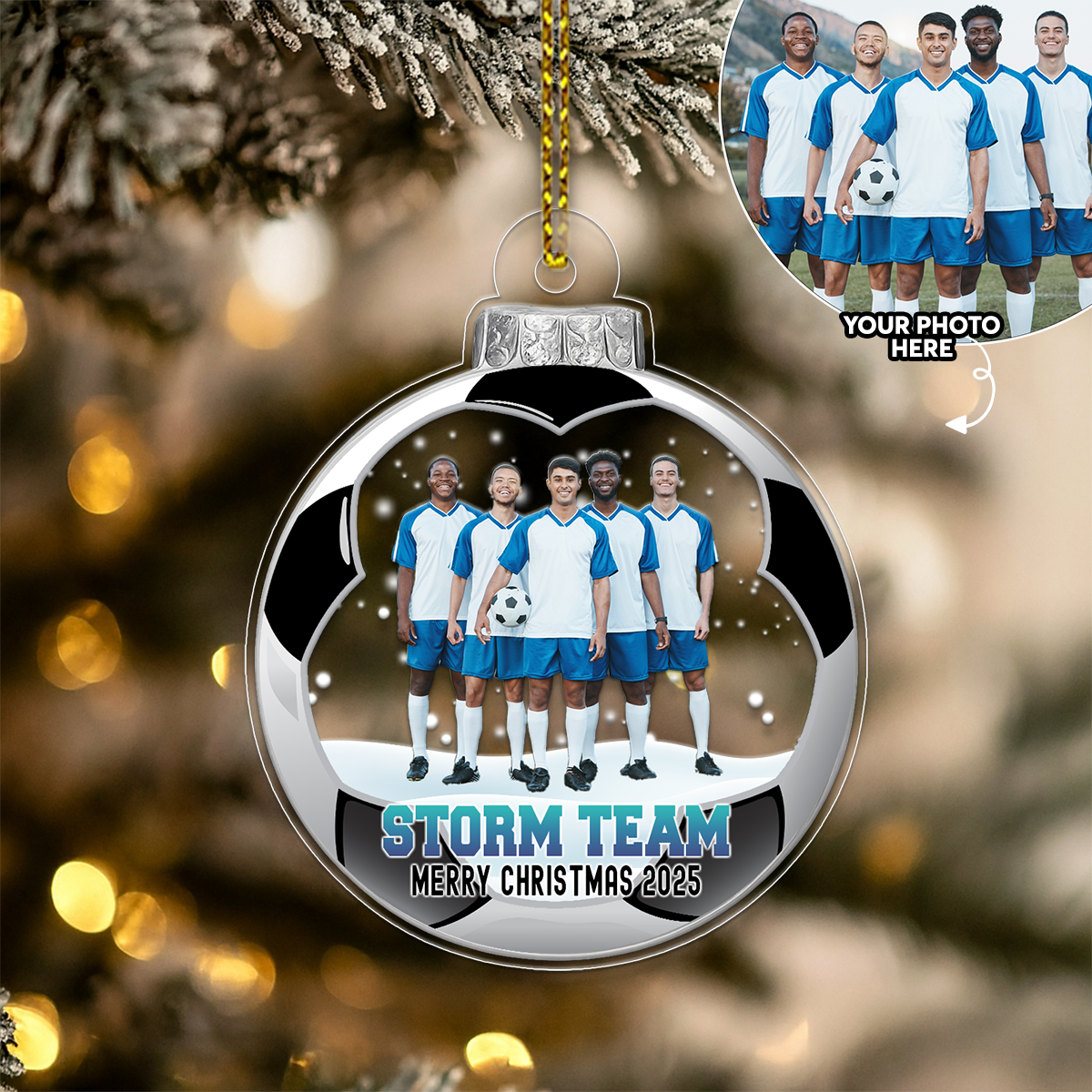 Custom Photo Soccer Player Team