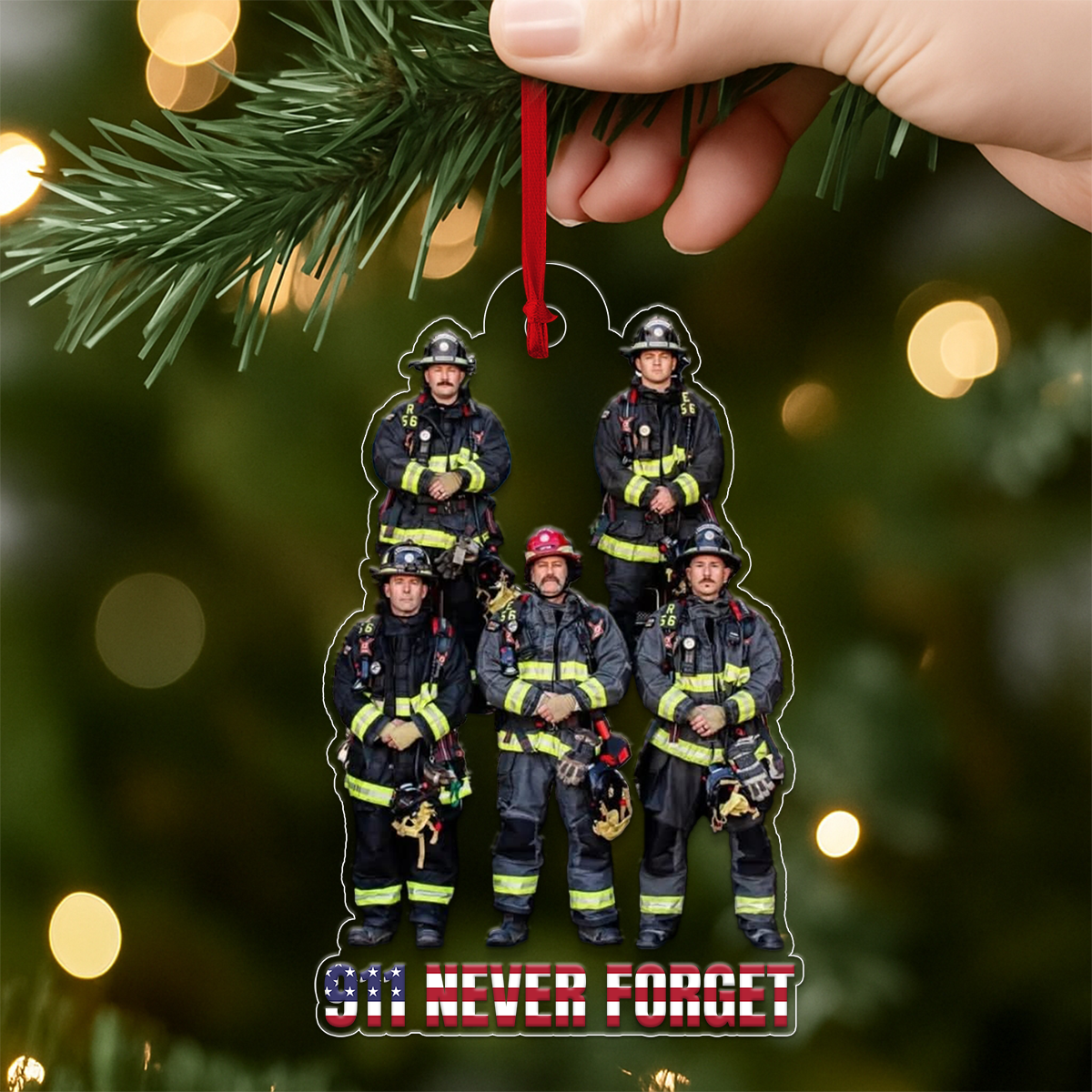 Custom Photo Firefighter 911