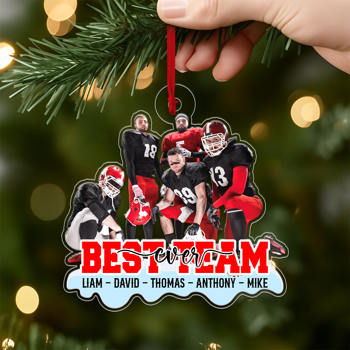 Custom Photo Football Best Team
