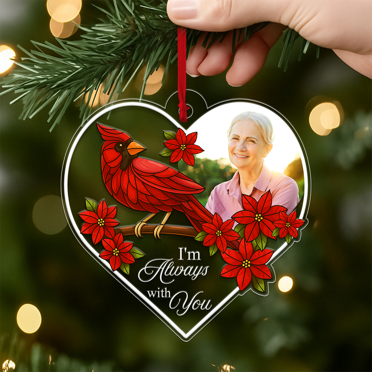 Custom Photo Grandma Cardinal