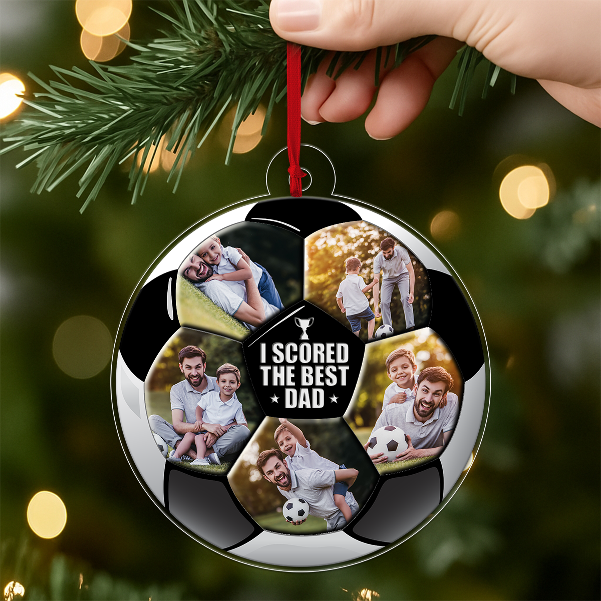 Custom Photo Soccer The Best Dad
