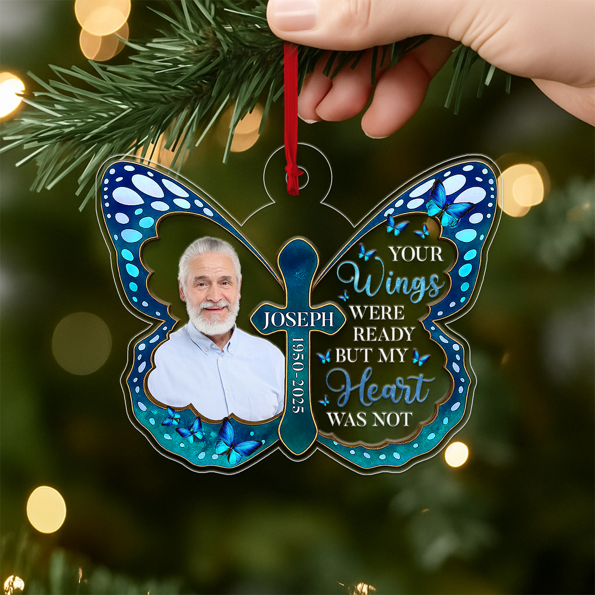 Custom Photo Memorial Butterfly