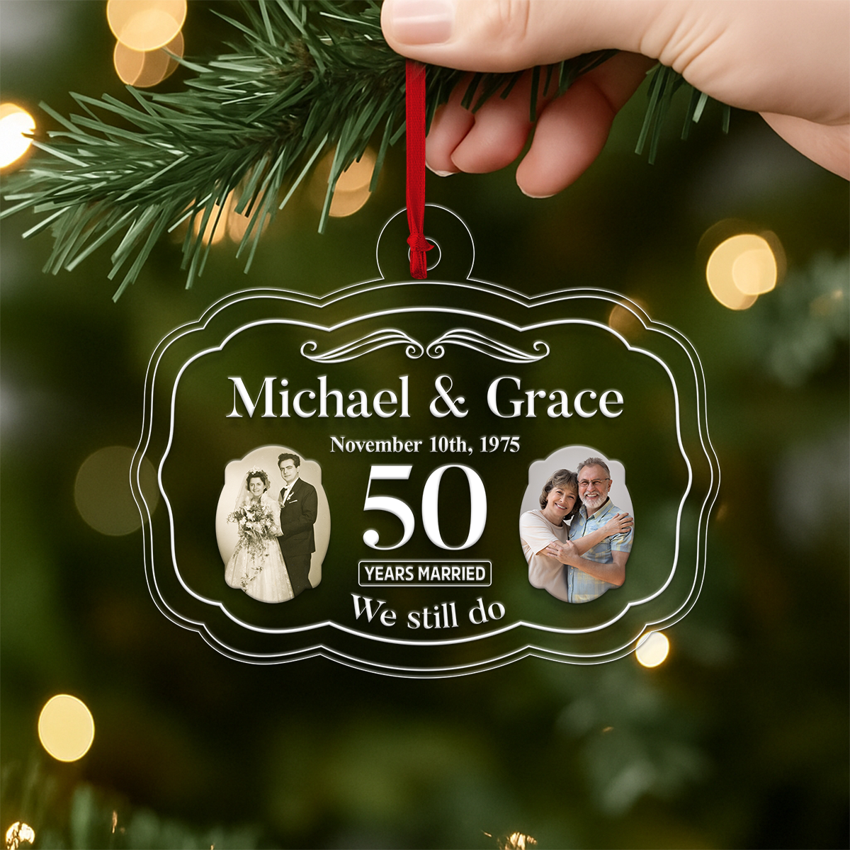 Custom Photo Wedding Anniversary