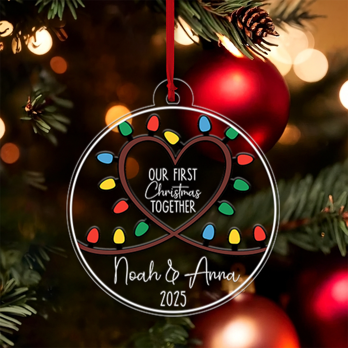 Custom Name Couple Ledlight Art