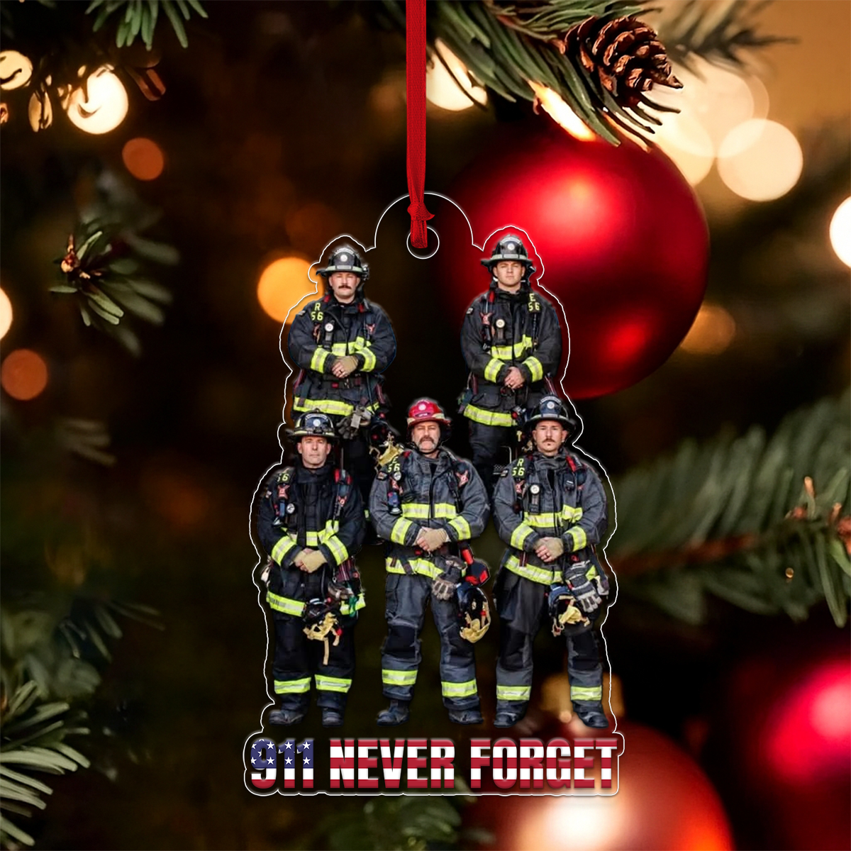 Custom Photo Firefighter 911