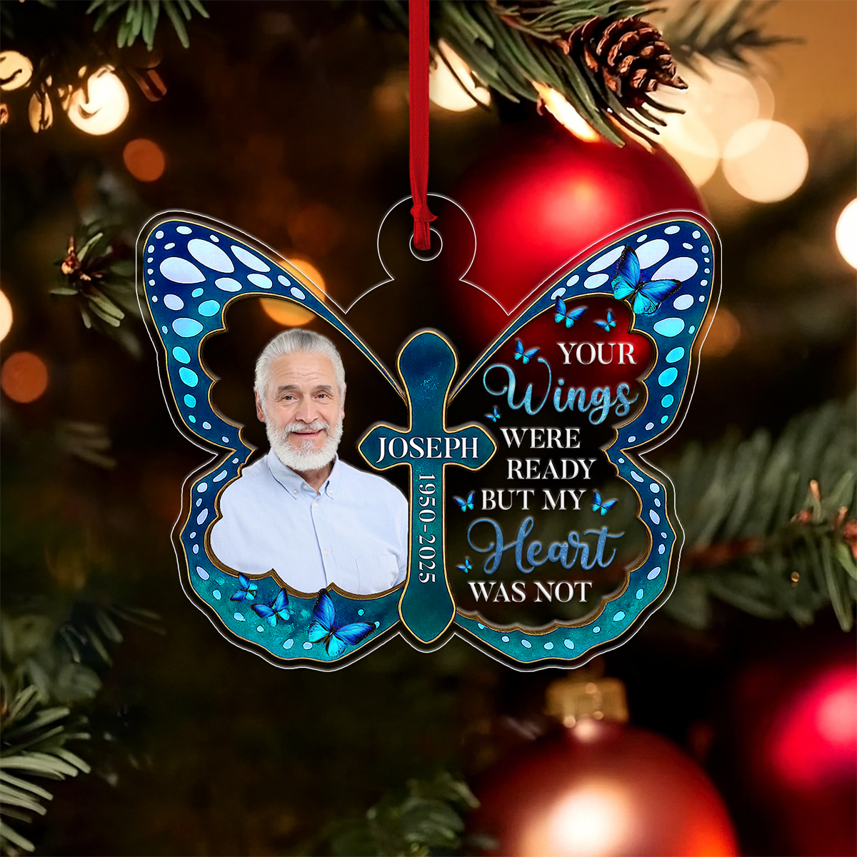 Custom Photo Memorial Butterfly