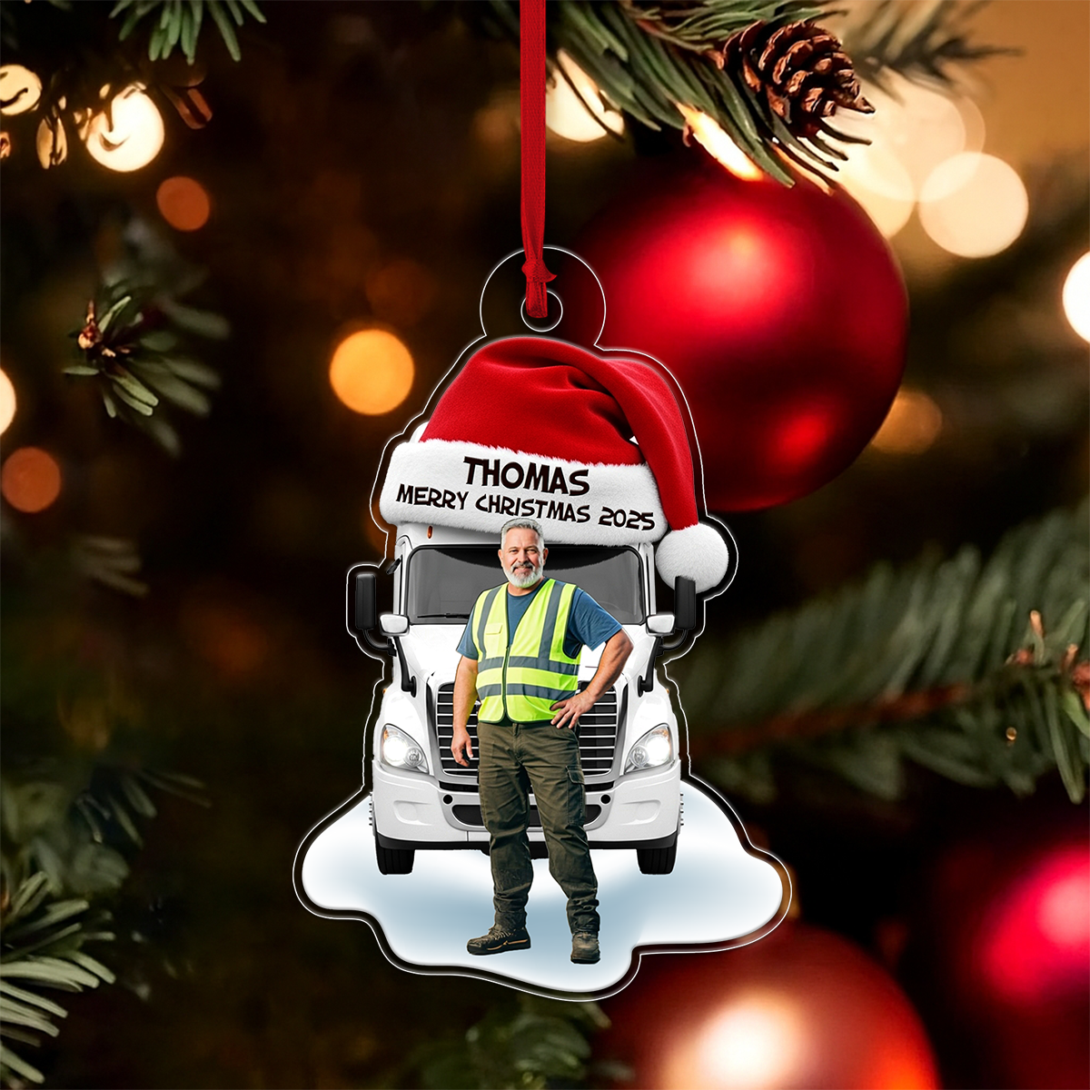 Custom Photo And Name Trucker Driver