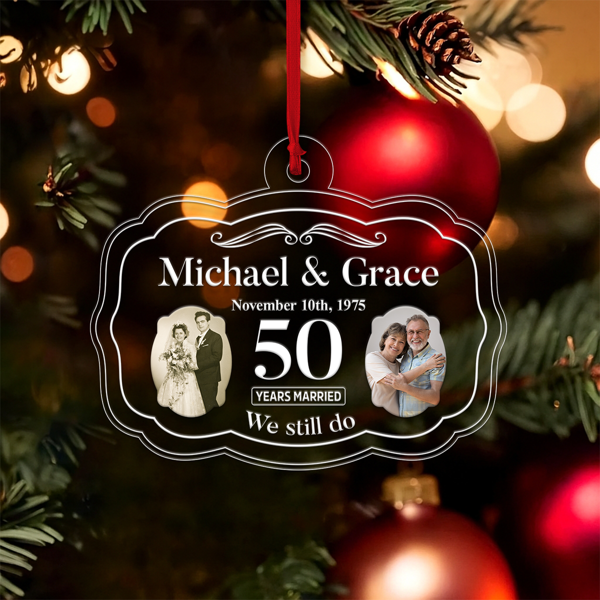 Custom Photo Wedding Anniversary