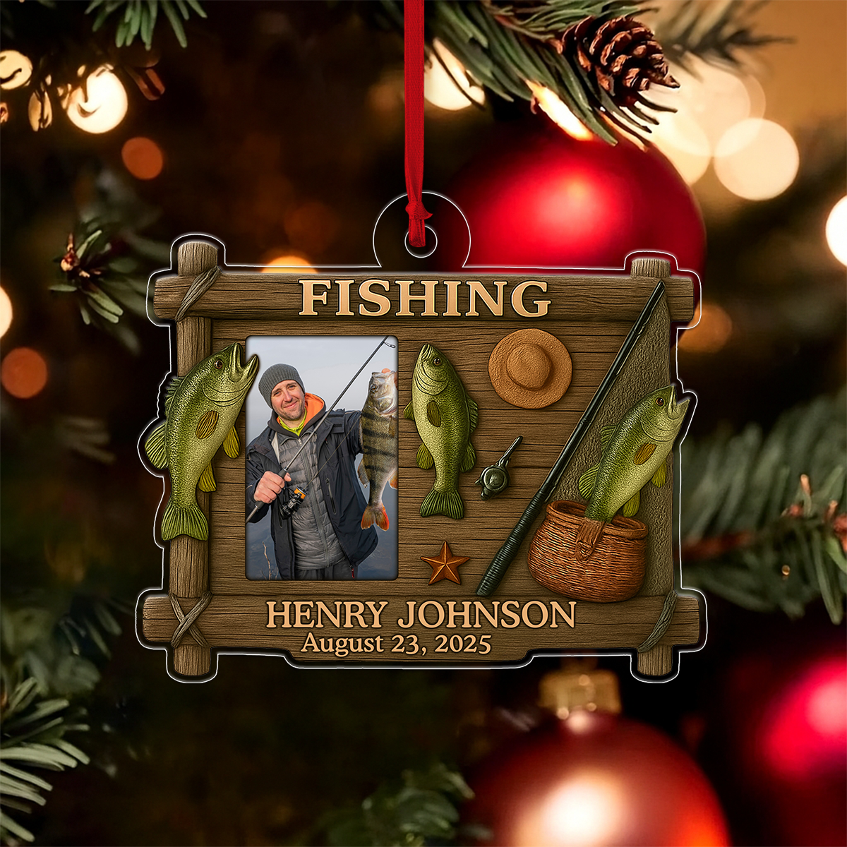 Custom Photo Fishing For Dad, Husband