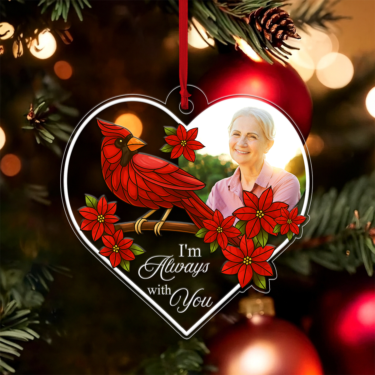 Custom Photo Grandma Cardinal