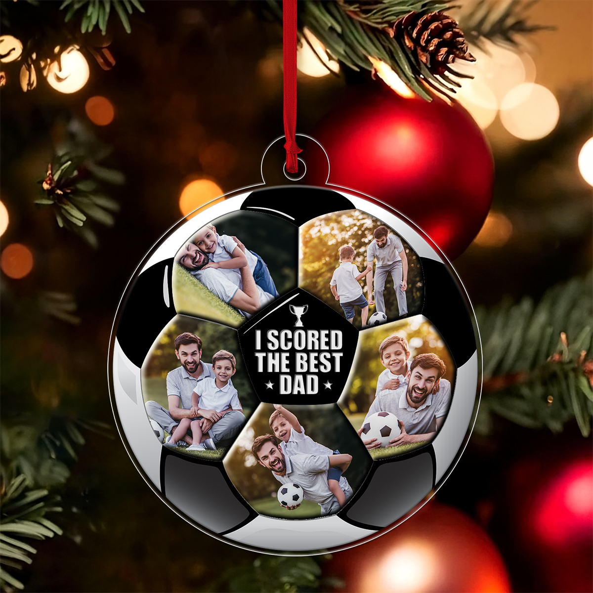 Custom Photo Soccer The Best Dad