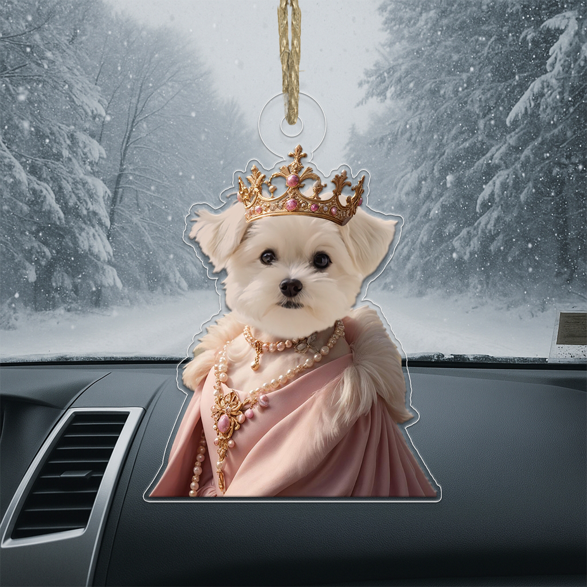 Custom Photo Dog Queen
