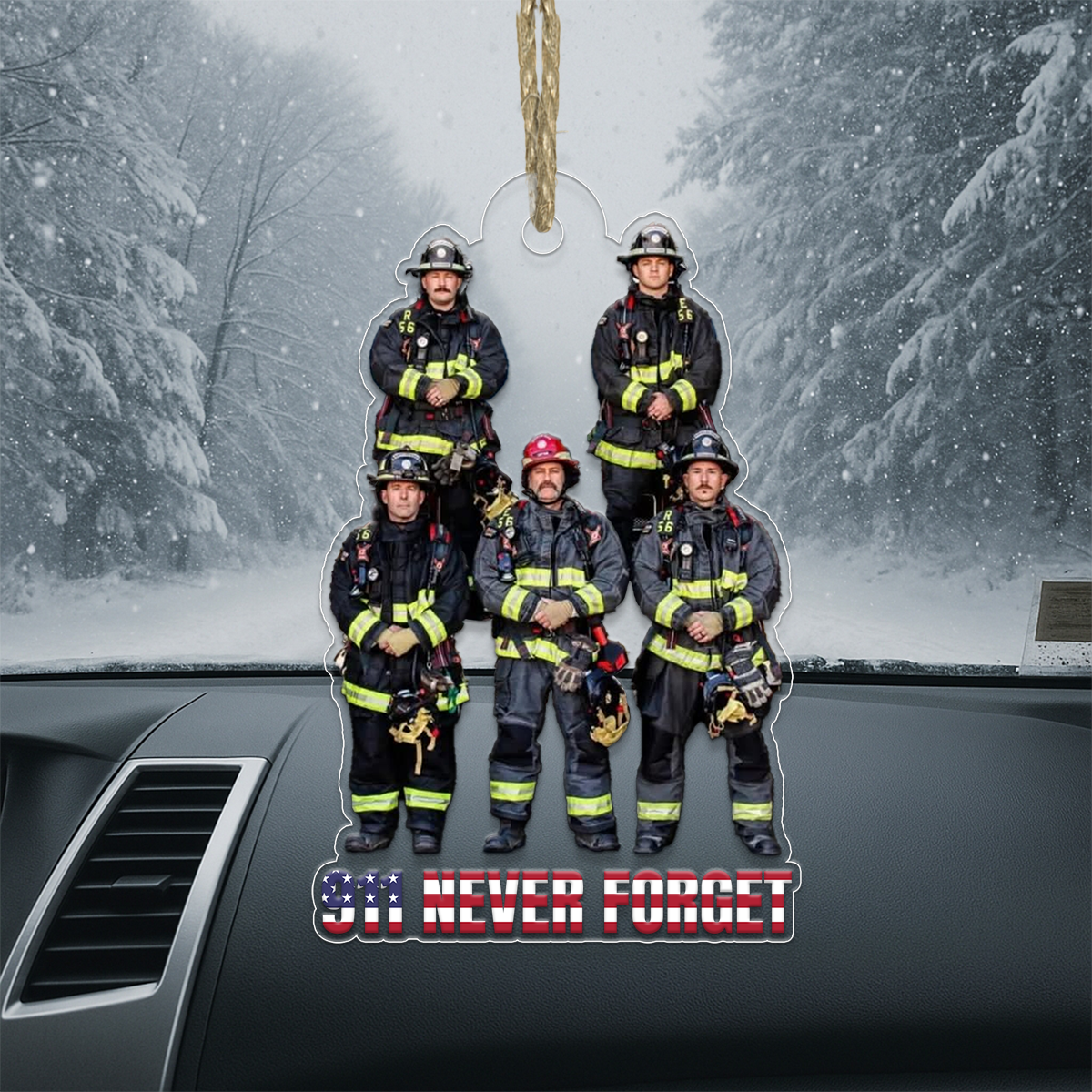 Custom Photo Firefighter 911