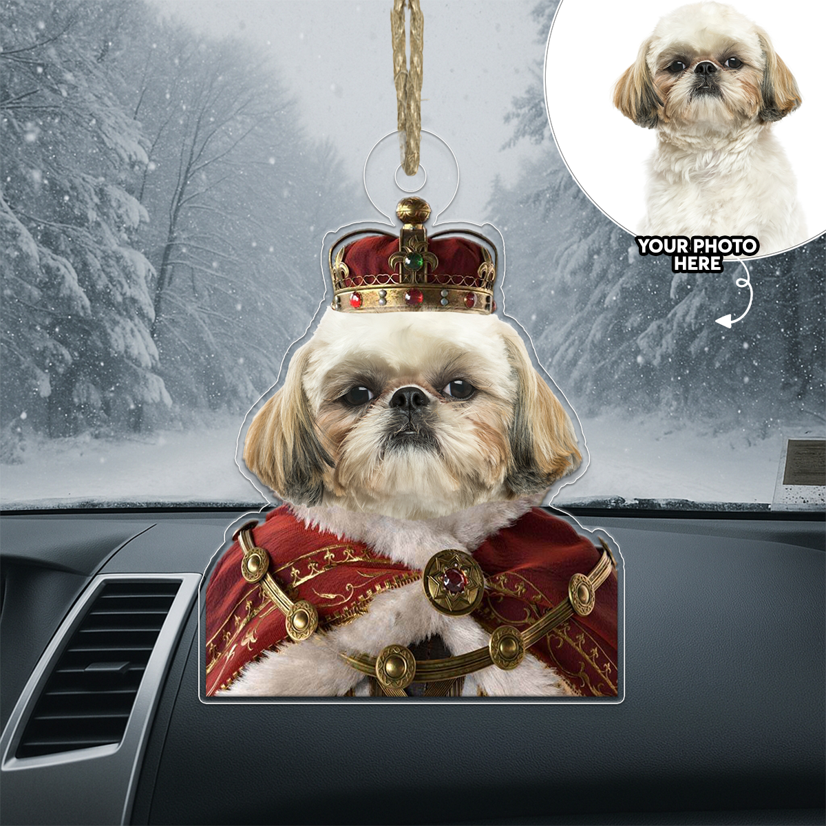 Custom Photo Pet Dog Royal 2
