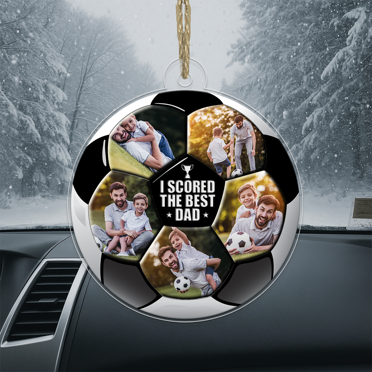 Custom Photo Soccer The Best Dad