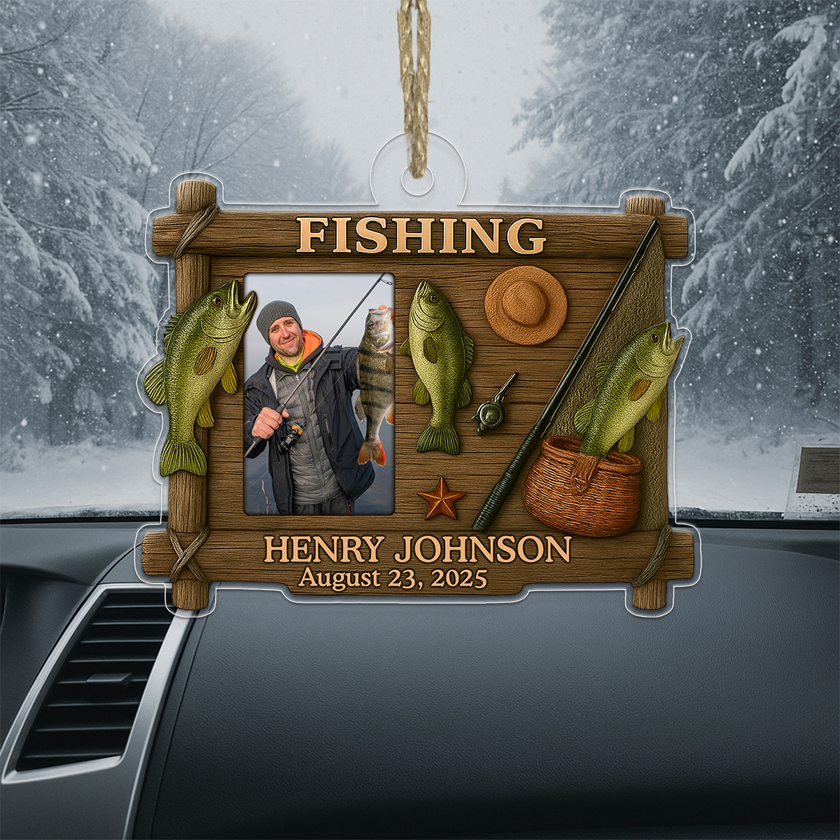 Custom Photo Fishing For Dad, Husband