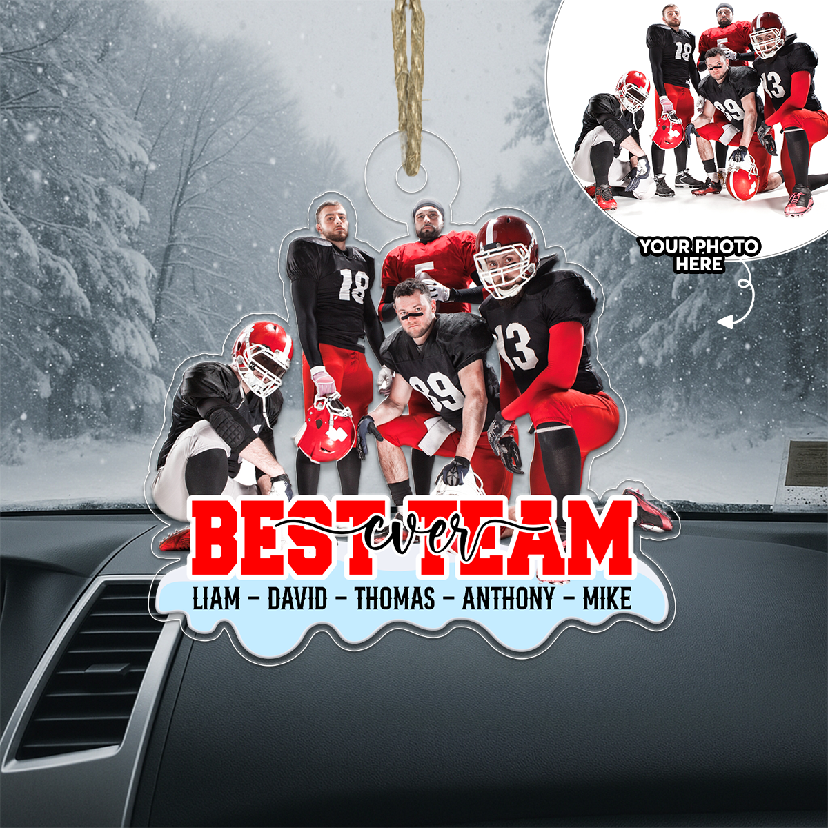 Custom Photo Football Best Team
