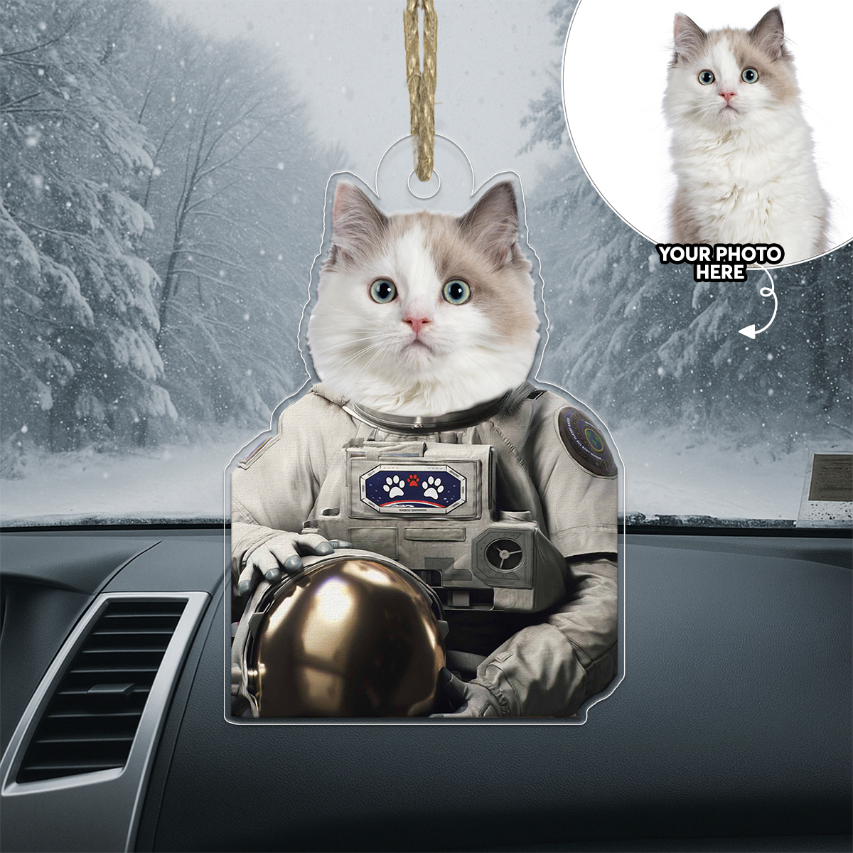 Custom Photo Pet Astronaut