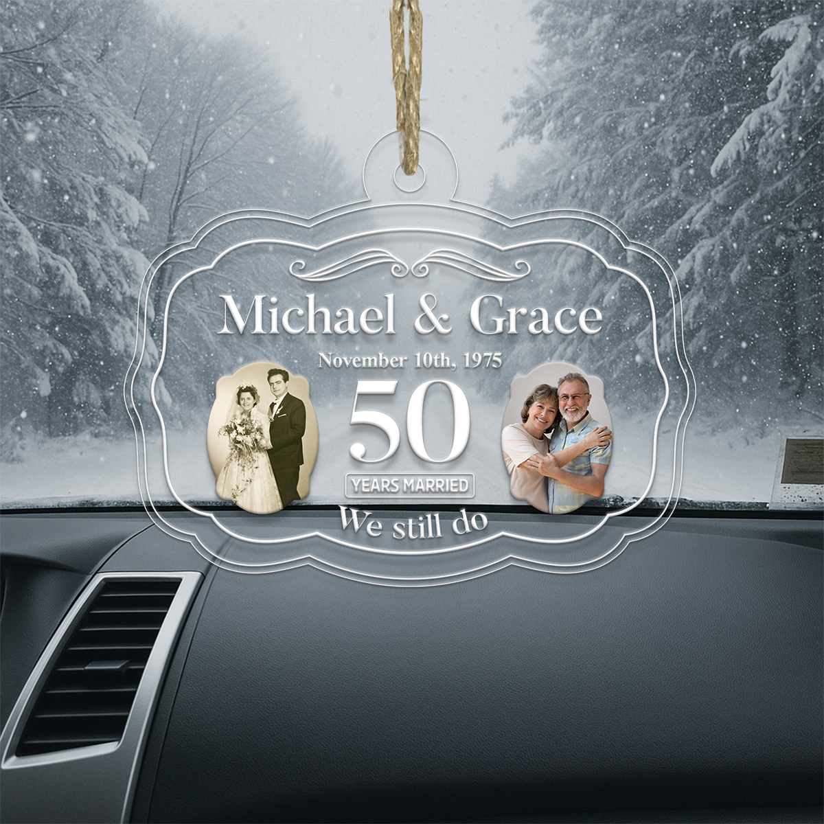 Custom Photo Wedding Anniversary