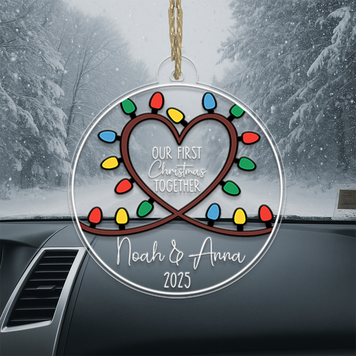 Custom Name Couple Ledlight Art