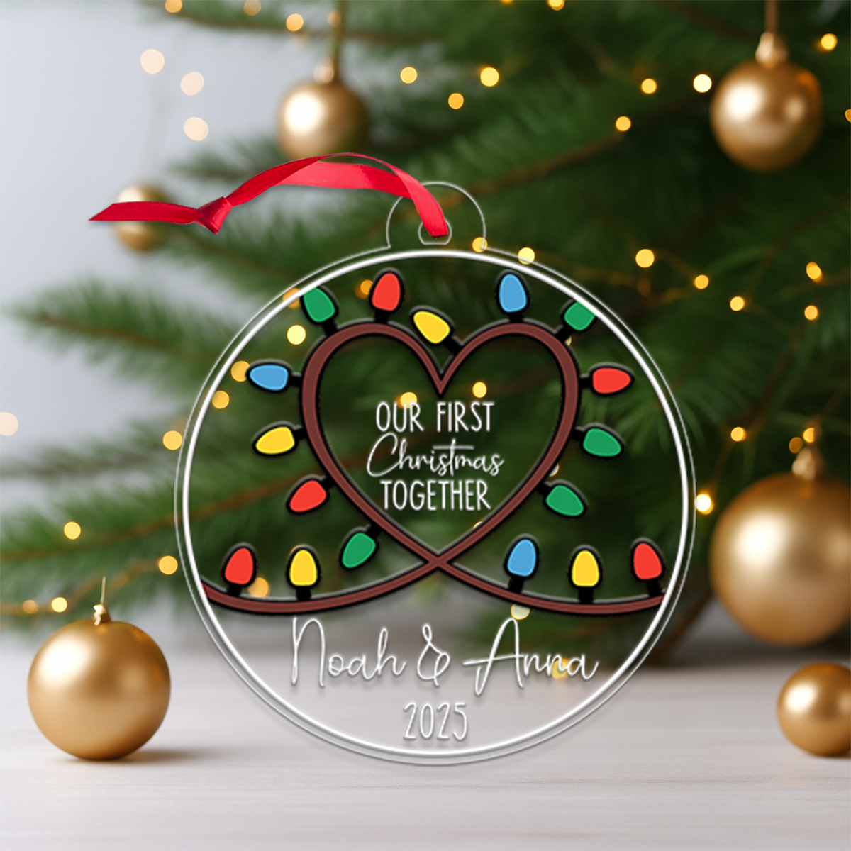 Custom Name Couple Ledlight Art