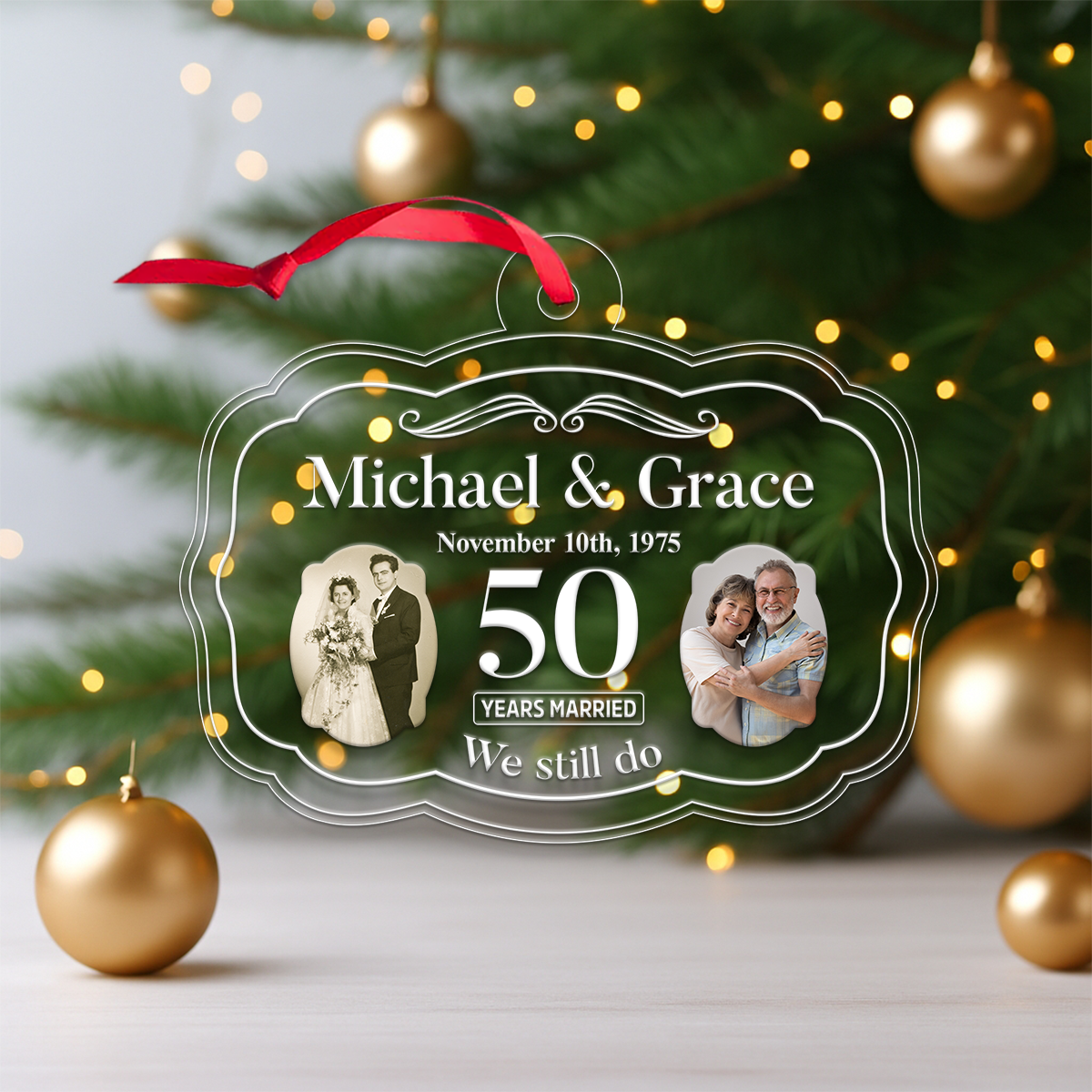 Custom Photo Wedding Anniversary