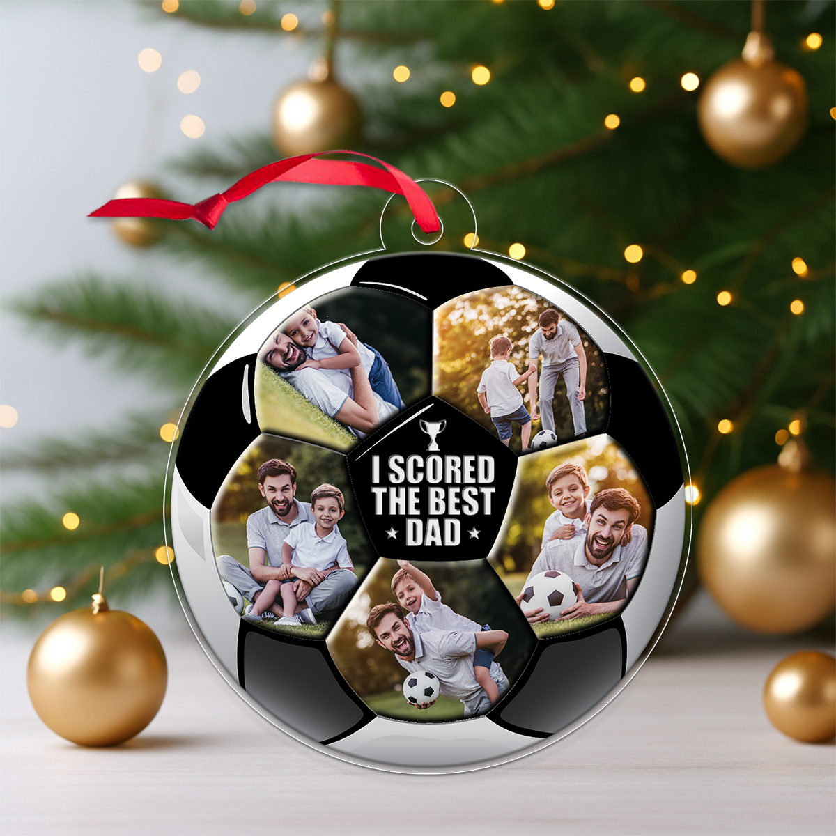 Custom Photo Soccer The Best Dad