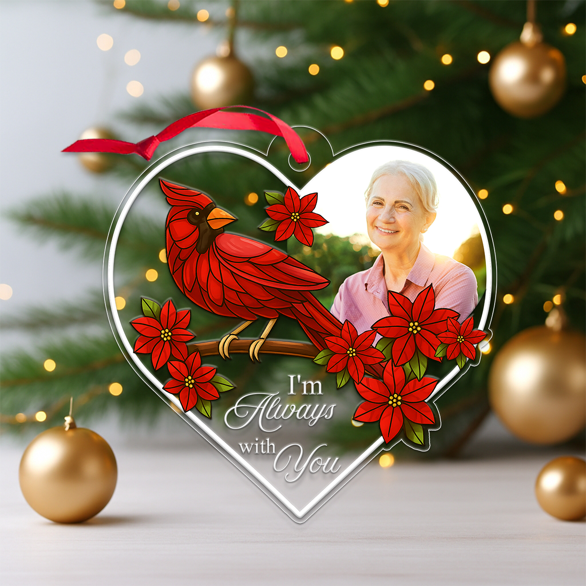 Custom Photo Grandma Cardinal