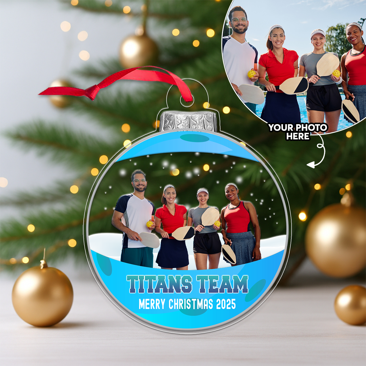 Custom Photo Pickleball Club