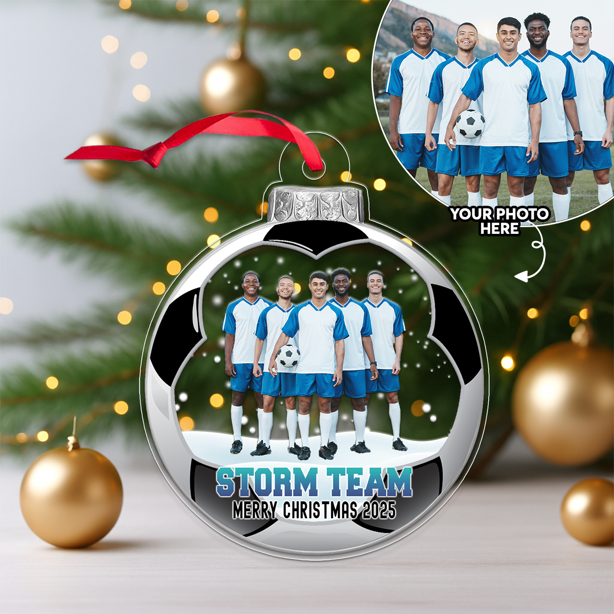 Custom Photo Soccer Player Team