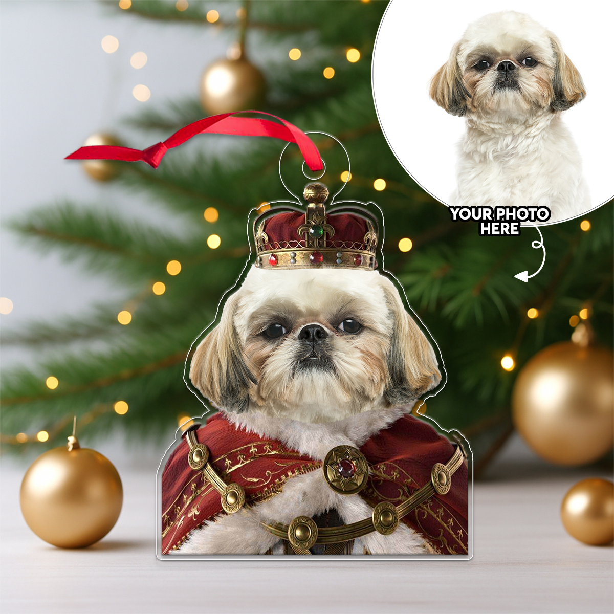 Custom Photo Pet Dog Royal 2