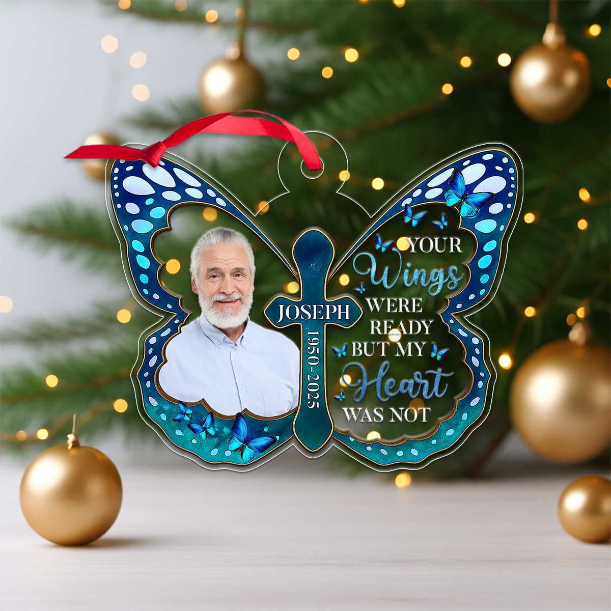 Custom Photo Memorial Butterfly