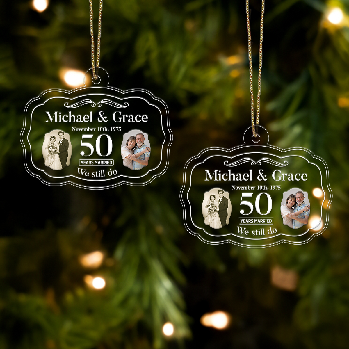 Custom Photo Wedding Anniversary