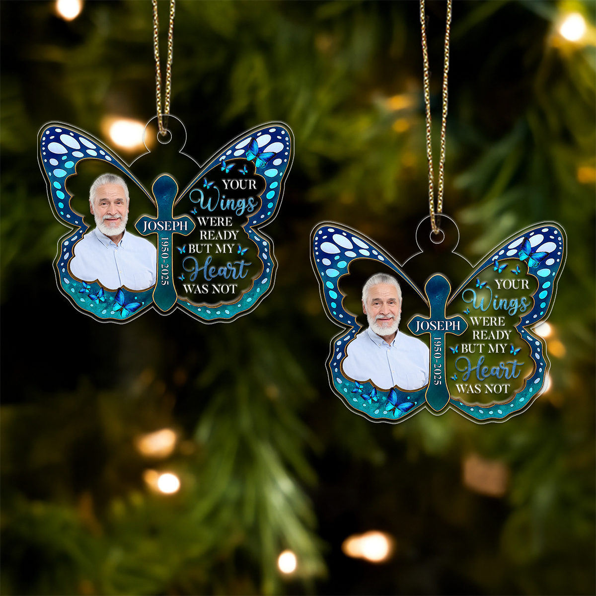 Custom Photo Memorial Butterfly