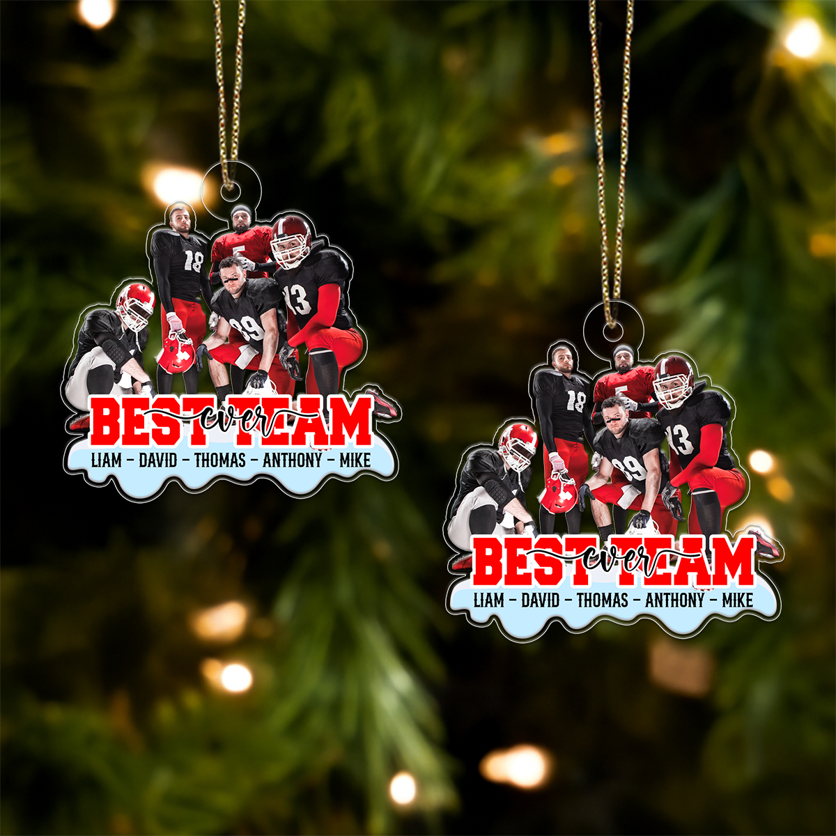 Custom Photo Football Best Team