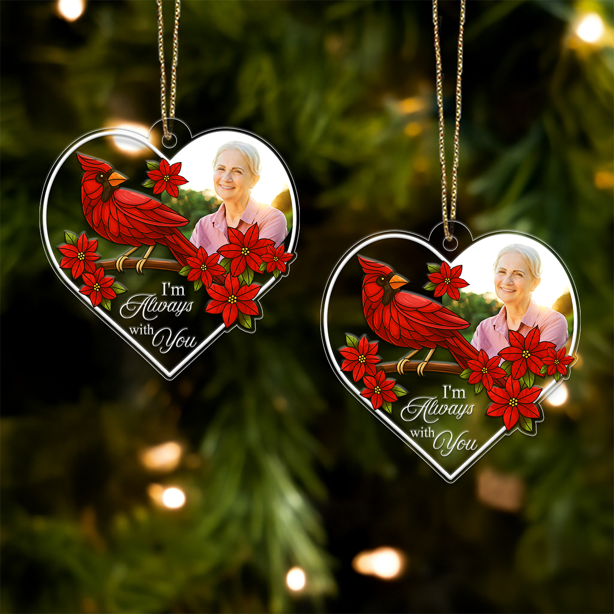 Custom Photo Grandma Cardinal