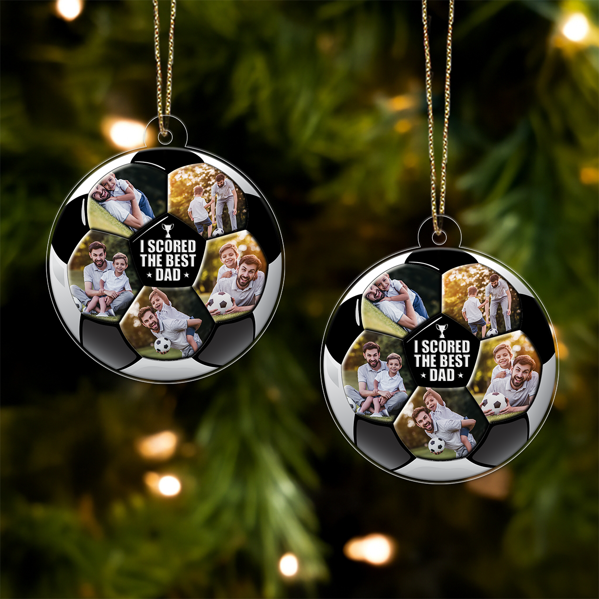 Custom Photo Soccer The Best Dad