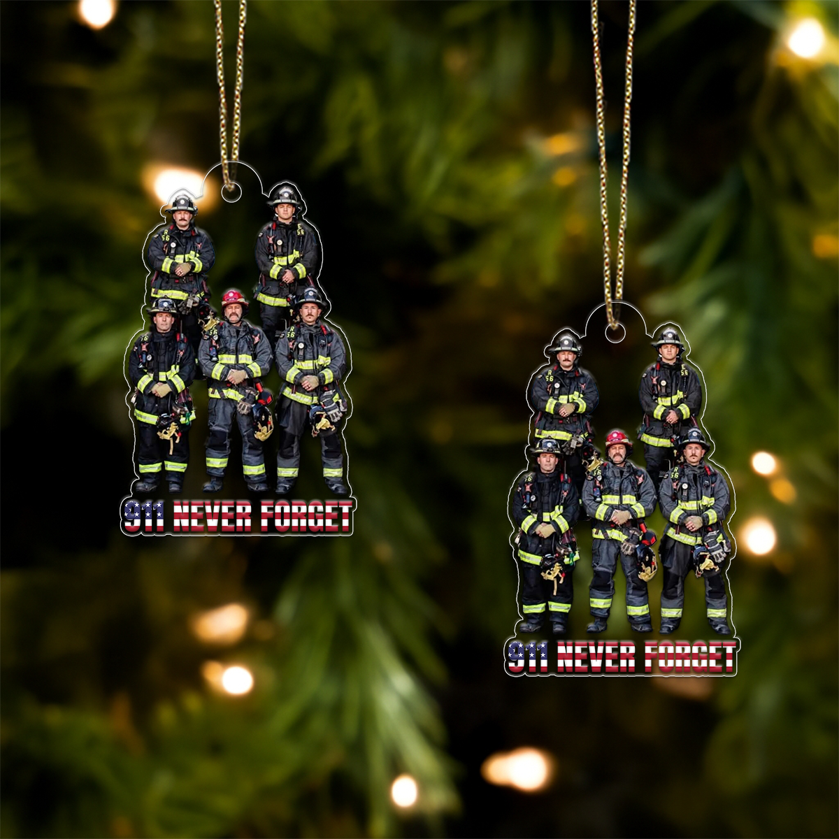 Custom Photo Firefighter 911