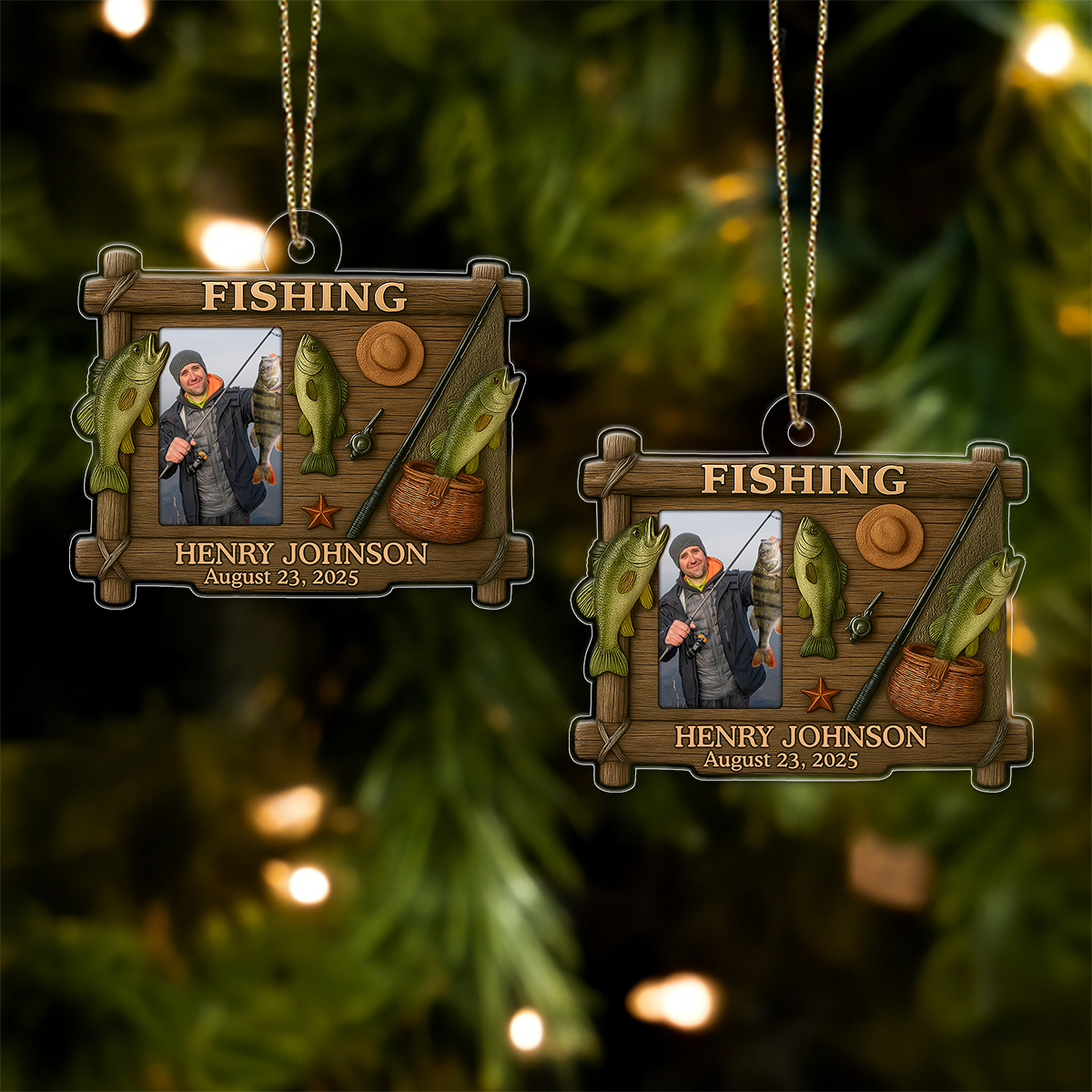 Custom Photo Fishing For Dad, Husband