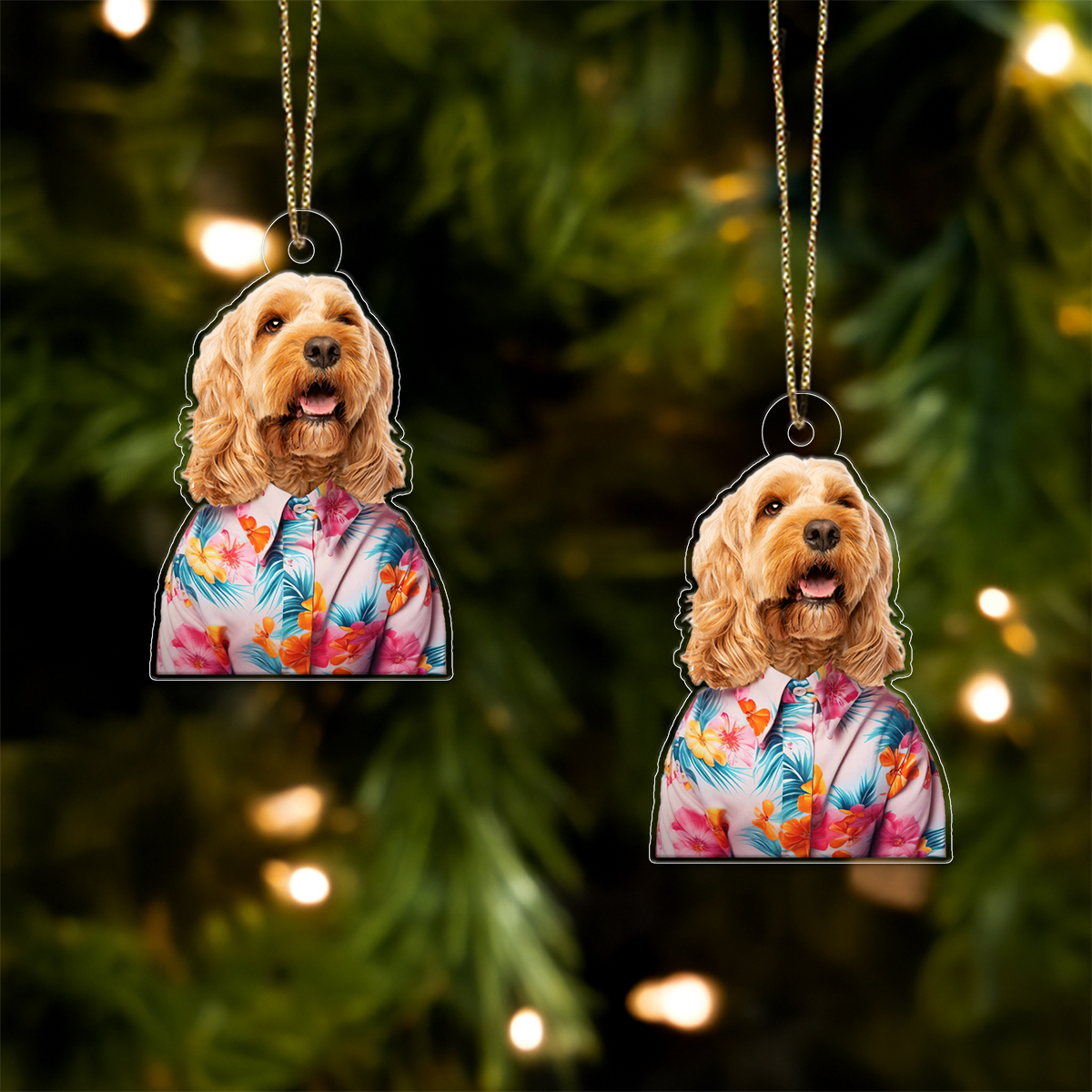 Custom Photo Pet Dog Portrait