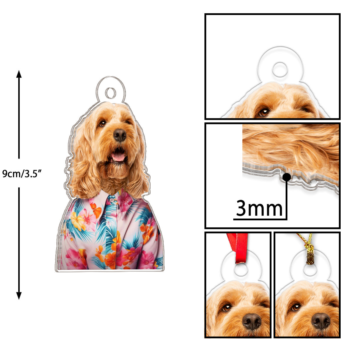 Custom Photo Pet Dog Portrait