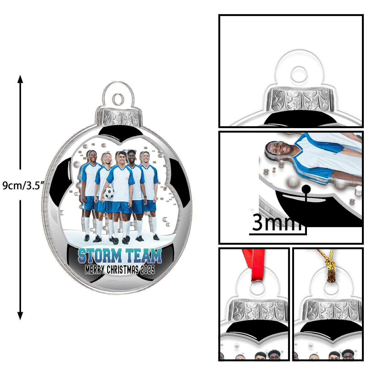 Custom Photo Soccer Player Team