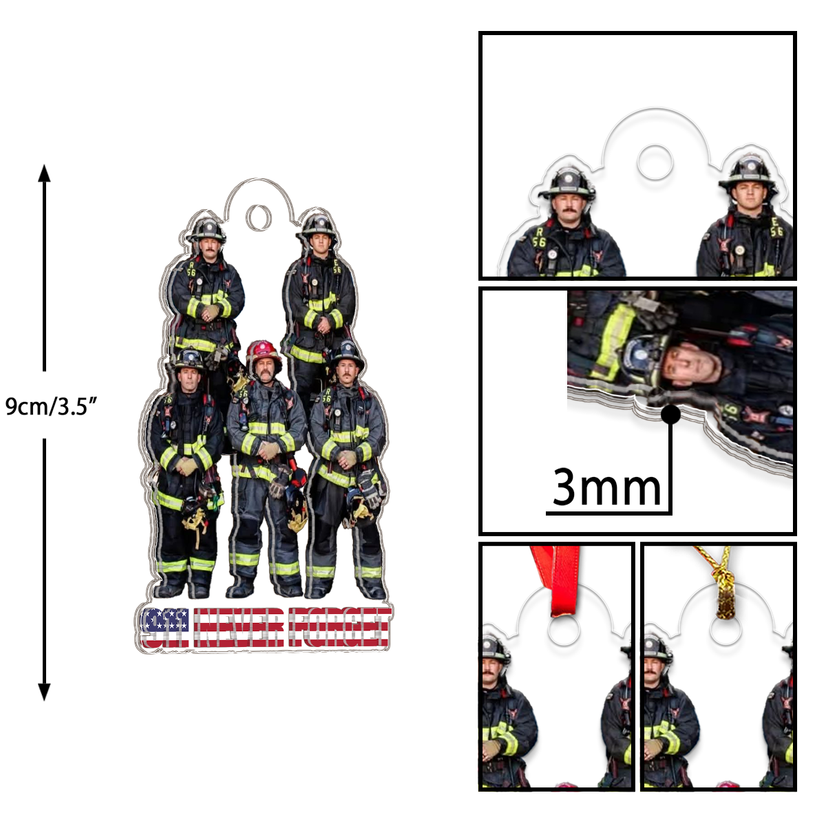 Custom Photo Firefighter 911